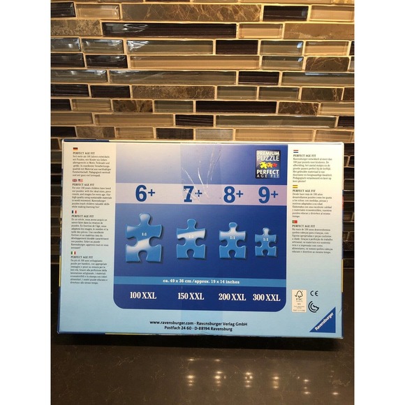 RAVENSBURGER 100PCS DOG&EUROGRAPHICS 300PCS DOGS&CATS YOGA BEACH PUZZLES - Picture 2 of 3